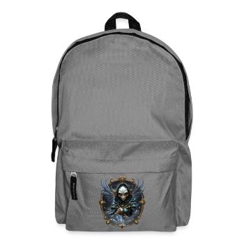 Blue Mystic with Ornate Wings - Backpack - elephant grey - Front