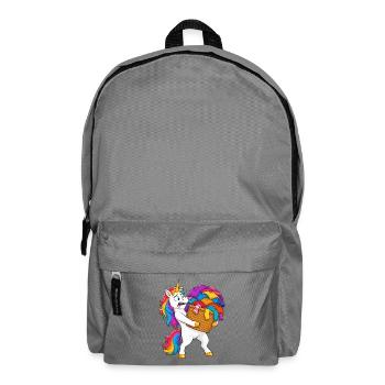 Funny Unicorn Laundry Avalanche - Backpack - elephant grey - Front