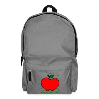 Apfel - Rucksack - Mittelgrau - Vorne