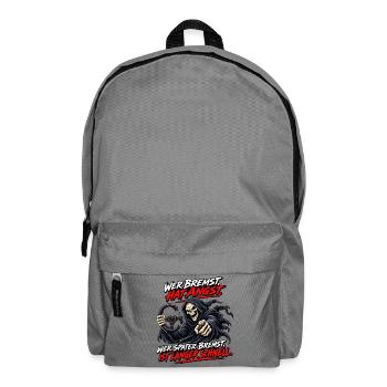 Angst vorm Bremsen Grim Reaper - Rucksack - Mittelgrau - Vorne