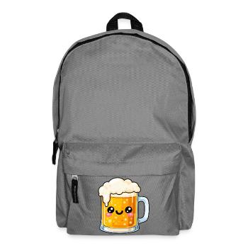 Kawaii Bierkrug Jubel - Rucksack - Mittelgrau - Vorne