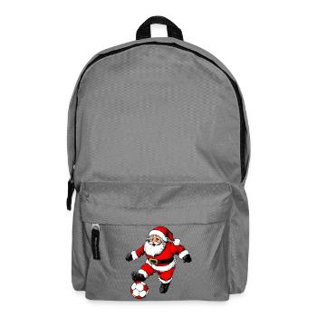 Fussballer Weihnachten - Rucksack - Mittelgrau - Vorne