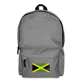 Jamaica Flagge - Rucksack - Mittelgrau - Vorne