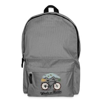Wheels & Wander – Mountain Adventure - Backpack - elephant grey - Front