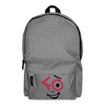 Wow, 40 years! - Backpack - elephant grey - Front