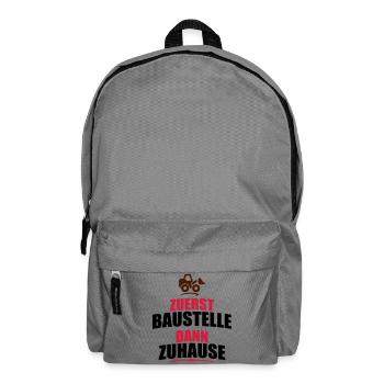 Building site - Backpack - elephant grey - Front