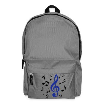 noten - Rucksack - Mittelgrau - Vorne