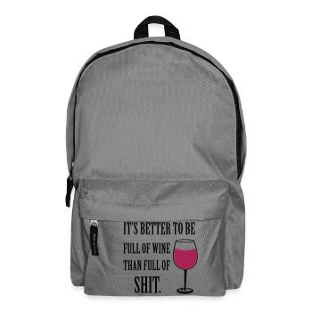 Wine - Rucksack - Mittelgrau - Vorne
