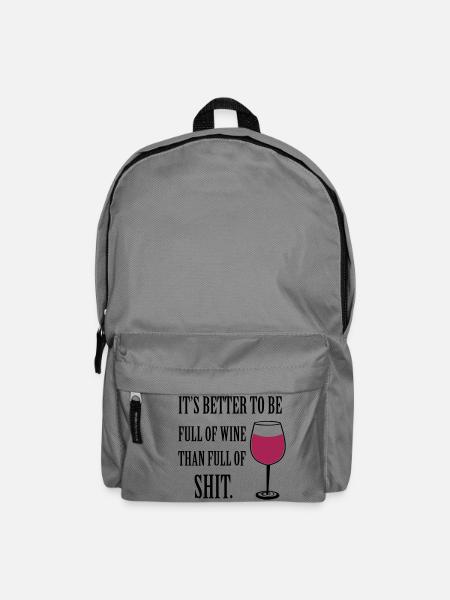 Wine - Rucksack - Mittelgrau