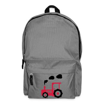 traktor landwirtschaft - Rucksack - Mittelgrau - Vorne