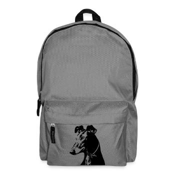 Galgo Kopf - Rucksack - Mittelgrau - Vorne