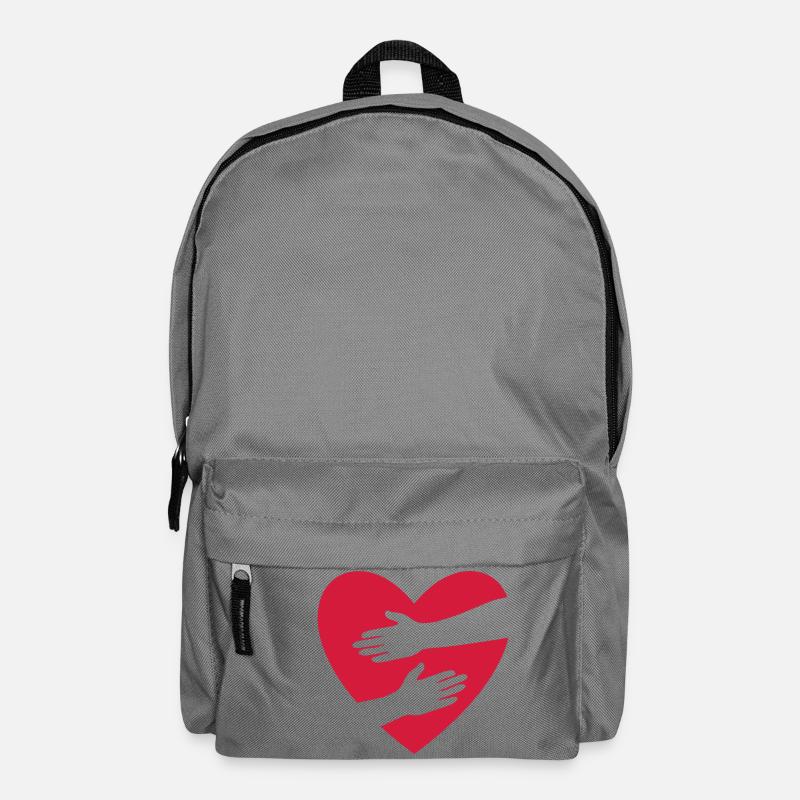 Umarmung - Rucksack - Mittelgrau