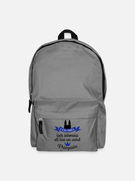 Kölner Karneval - Rucksack - Mittelgrau