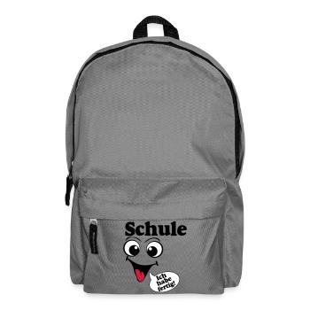 Abschluß , Schule ich habe fertig (25) - Rucksack - Mittelgrau - Vorne