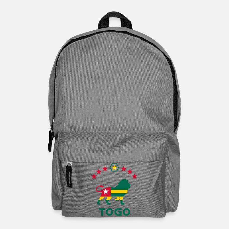 Conception du drapeau du Lion du Togo / Lomé cadeau Afrique - Sac à dos - gris éléphant