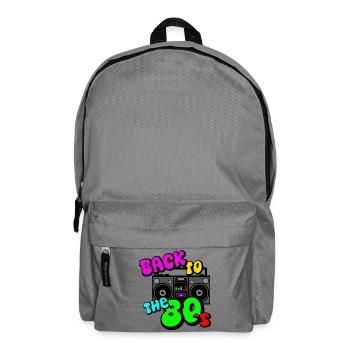Fête des années 80 , Retour aux années 80 (25) - Sac à dos - gris éléphant - Devant