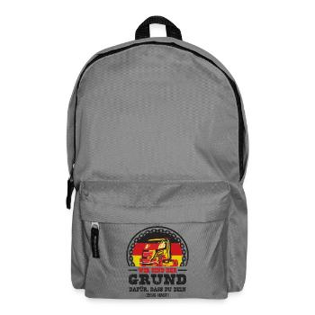 Deutscher Trucker - Rucksack - Mittelgrau - Vorne