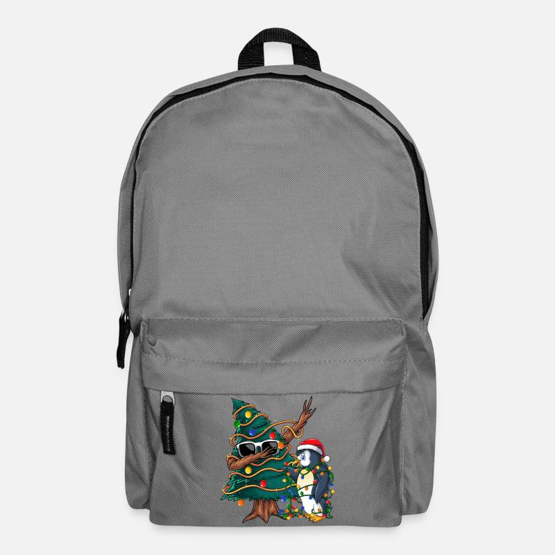 Dapping Tannenbaum -Dapping Weihnachtspullover - Rucksack - Mittelgrau