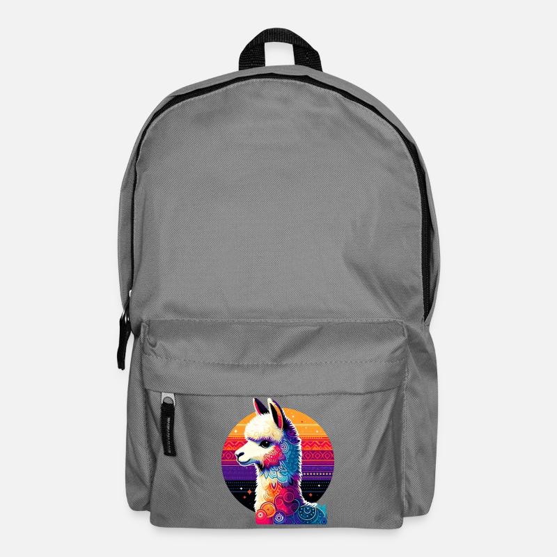 Alpaka - Rucksack - Mittelgrau