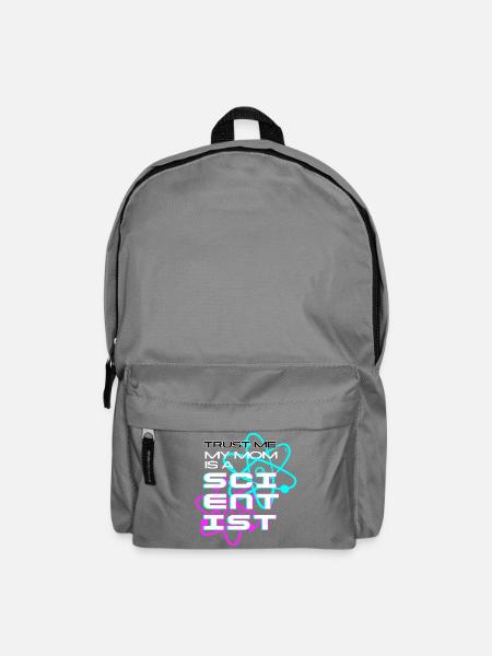 Trust me, my mom's a scientist - Rucksack - Mittelgrau