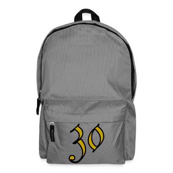 30. 30 YEARS. 30th ANNIVERSARY. 30 YEARS ANNIVERSARY. - Backpack - elephant grey - Front