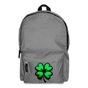 Four-leaf clover - Backpack - elephant grey - Front