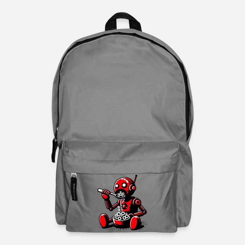 Martian Extraterrestrial Alien Robot - Backpack - elephant grey