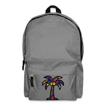 Palme - Rucksack - Mittelgrau - Vorne