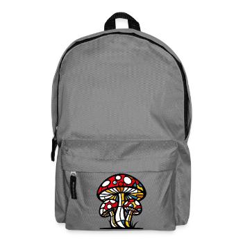 Fungo Funghi Mushroom Mushrooms - Backpack - elephant grey - Front