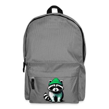 Waschbär - Rucksack - Mittelgrau - Vorne
