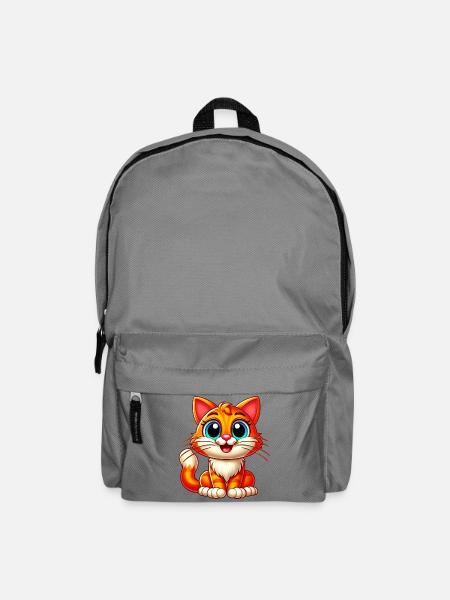 Katze - Rucksack - Mittelgrau