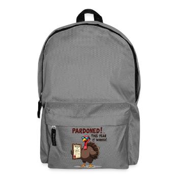 Pardoned Turkey - Rucksack - Mittelgrau - Vorne