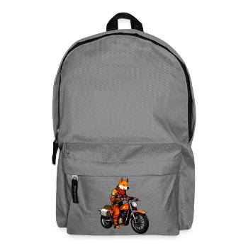 Fuchs Motorcyclists - Backpack - elephant grey - Front