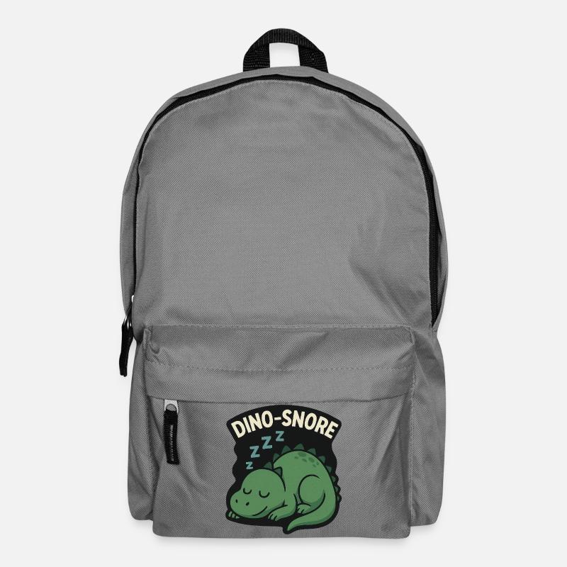 Dino Snore Schlaf-Dino - Rucksack - Mittelgrau