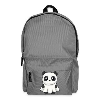Panda Halloween fantôme - Sac à dos - gris éléphant - Devant