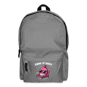Cupcake Chill Cake It Easy - Backpack - elephant grey - Front