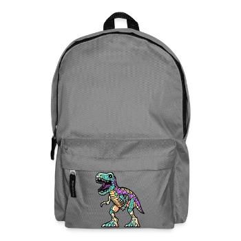 Dinosaur T-Rex Halloween Funny - Backpack - elephant grey - Front