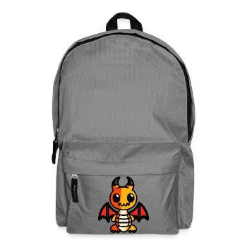 Dragon Halloween Zombie - Backpack - elephant grey - Front