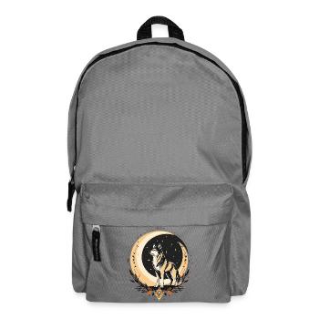 Boho Wolf - Backpack - elephant grey - Front