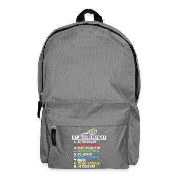 Ma journe parfaite Jouer au Tennis  - Sac à dos - gris éléphant - Devant