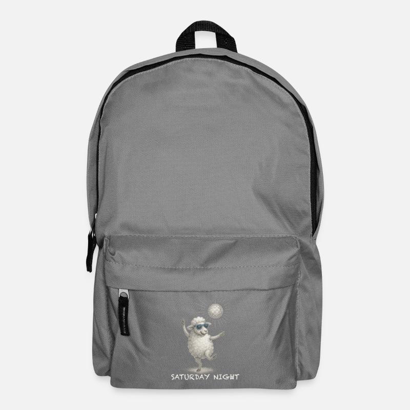 DiscoSchaf Samstag Nacht - Rucksack - Mittelgrau