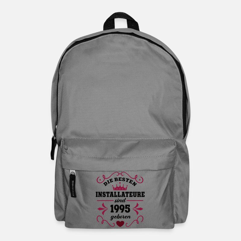 1995 Plumber Birthday Year 95 - Backpack - elephant grey