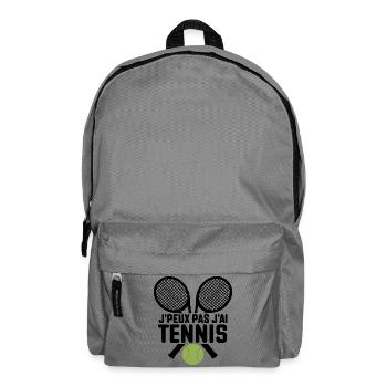 je peux pas j'ai Tennis Minimaliste - Sac à dos - gris éléphant - Devant