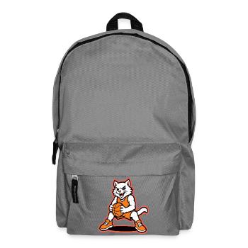 Wildcat Basketball Dribble Mascot - Backpack - elephant grey - Front