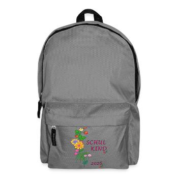 Schulkind  2026 - Rucksack - Mittelgrau - Vorne