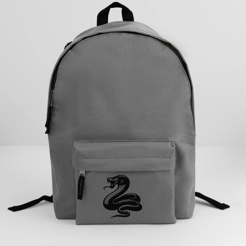Silhouette du python serpent Sac à dos