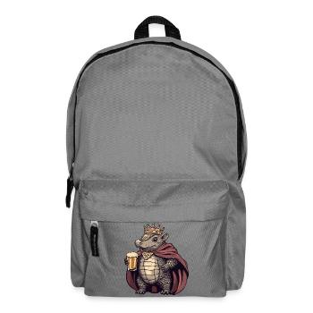Armadillo Beer King - Backpack - elephant grey - Front