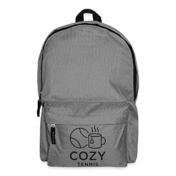 Cozy Tennis Club, Stylish Tennis Cap - Backpack - elephant grey - Front