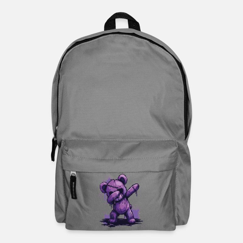 Zombie Teddy Dab - Rucksack - Mittelgrau