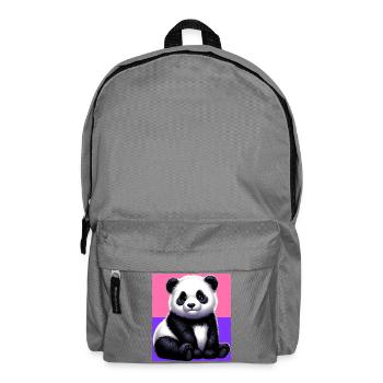 Panda - Rucksack - Mittelgrau - Vorne